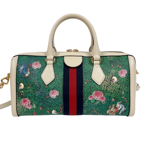 グッチ GUCCI ヒグチユウコ　オフディアミディアムハンドバッグ 524532 マルチカラー　ゴールド金具 GGスプリーム レディース トートバッグ