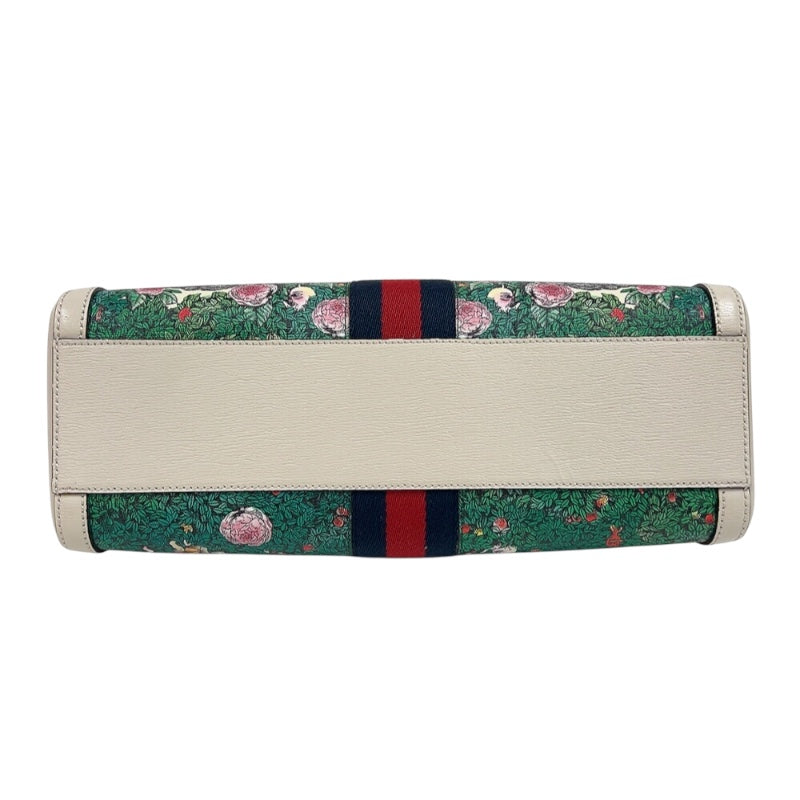 グッチ GUCCI ヒグチユウコ　オフディアミディアムハンドバッグ 524532 マルチカラー　ゴールド金具 GGスプリーム レディース トートバッグ