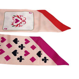 エルメス HERMES ツイリー　トランプ　JEU DE CARTES ピンク シルク レディース スカーフ