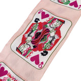 エルメス HERMES ツイリー　トランプ　JEU DE CARTES ピンク シルク レディース スカーフ