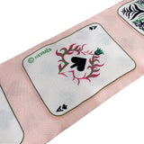 エルメス HERMES ツイリー　トランプ　JEU DE CARTES ピンク シルク レディース スカーフ