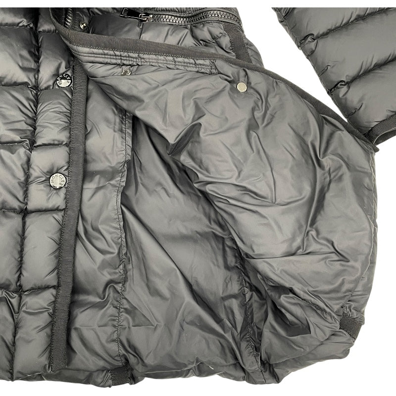 モンクレール MONCLER HERMINE ダウンコート E20934930005 53048 ブラック ナイロン レディース その他アウター