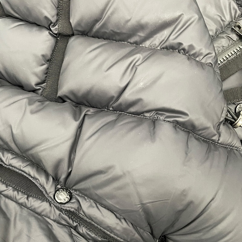 モンクレール MONCLER HERMINE ダウンコート E20934930005 53048 ブラック ナイロン レディース その他アウター