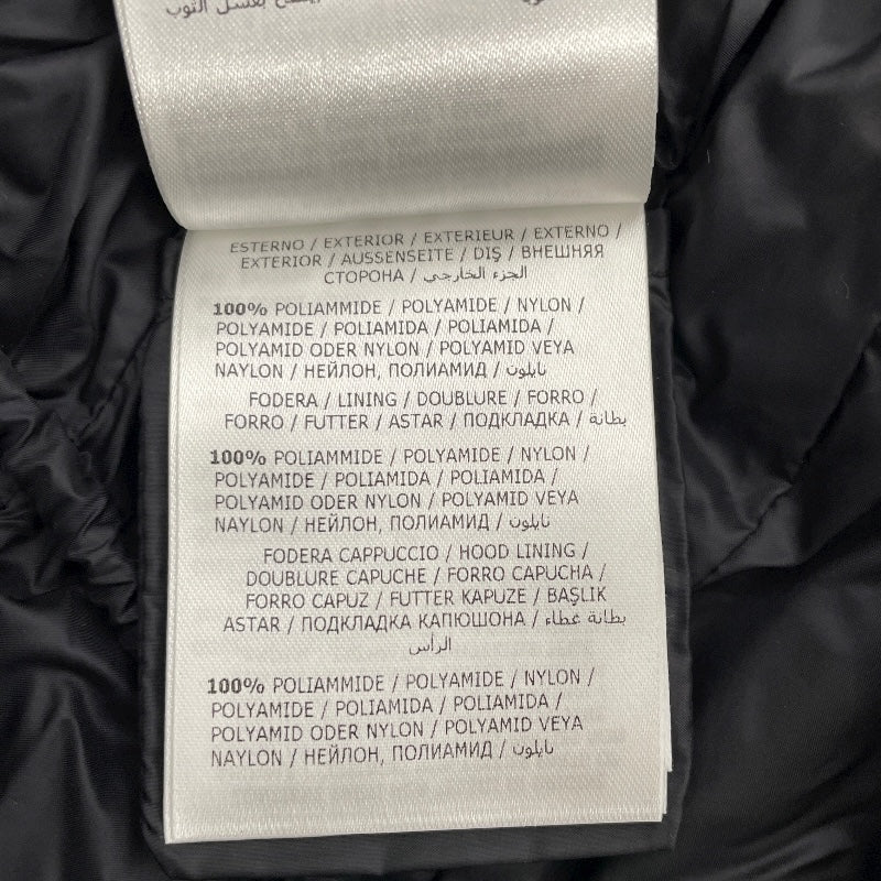 モンクレール MONCLER HERMINE ダウンコート E20934930005 53048 ブラック ナイロン レディース その他アウター