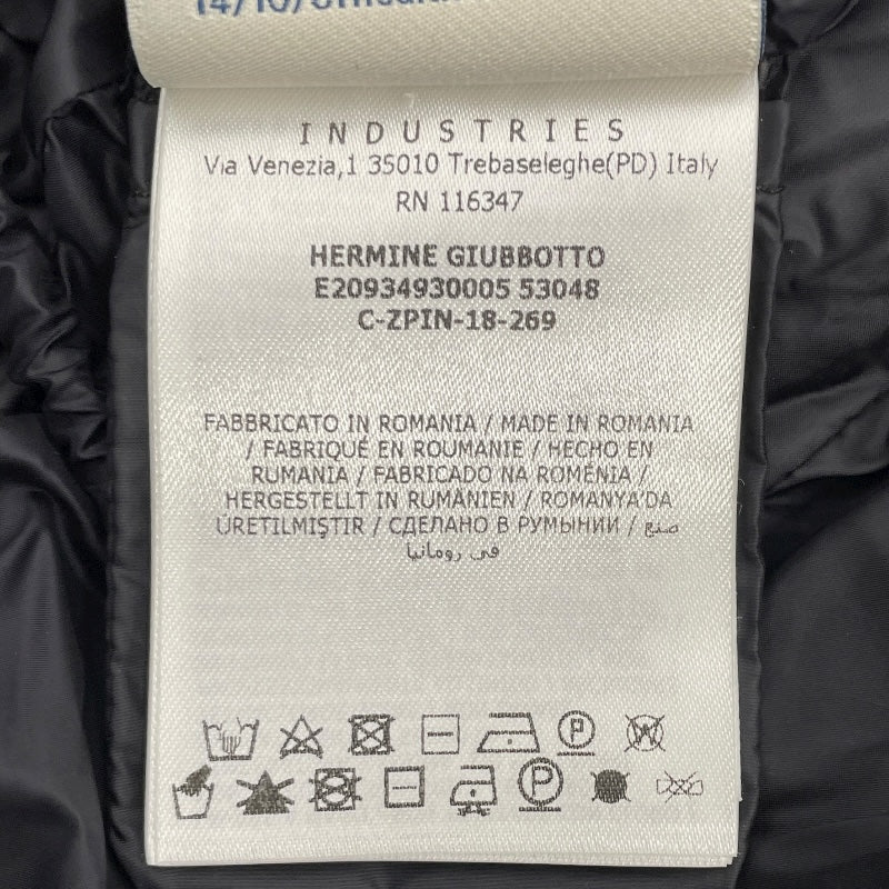 モンクレール MONCLER HERMINE ダウンコート E20934930005 53048 ブラック ナイロン レディース その他アウター