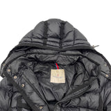 モンクレール MONCLER HERMINE ダウンコート E20934930005 53048 ブラック ナイロン レディース その他アウター