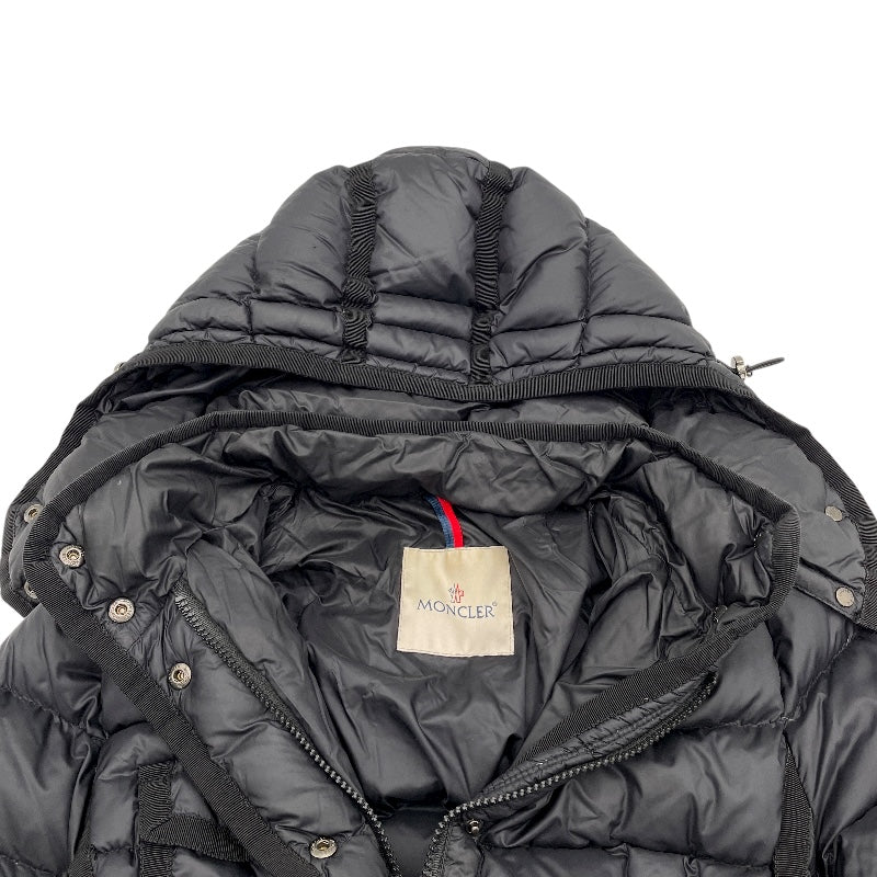 モンクレール MONCLER HERMINE ダウンコート E20934930005 53048 ブラック ナイロン レディース その他アウター