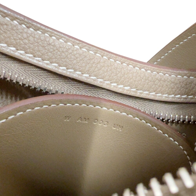 エルメス HERMES プティアルソン W刻印　(2024年製) エトゥープ　シルバー金具 トゴ ユニセックス ショルダーバッグ