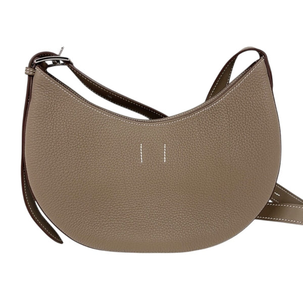 エルメス HERMES プティアルソン W刻印　(2024年製) エトゥープ　シルバー金具 トゴ ユニセックス ショルダーバッグ