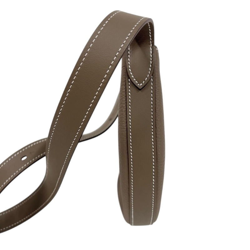 エルメス HERMES プティアルソン W刻印　(2024年製) エトゥープ　シルバー金具 トゴ ユニセックス ショルダーバッグ