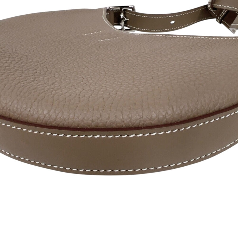 エルメス HERMES プティアルソン W刻印　(2024年製) エトゥープ　シルバー金具 トゴ ユニセックス ショルダーバッグ