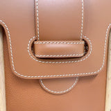 ゴヤール GOYARD サイゴンPM ブラウン　シルバー金具 トリヨンレザー/カウハイドレザー/ウッド レディース ハンドバッグ