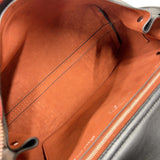 トッズ TOD’S ウェーブバッグ ブラウン/ブラック/レッド　シルバー金具 レザー レディース ハンドバッグ