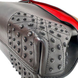 トッズ TOD’S ウェーブバッグ ブラウン/ブラック/レッド　シルバー金具 レザー レディース ハンドバッグ