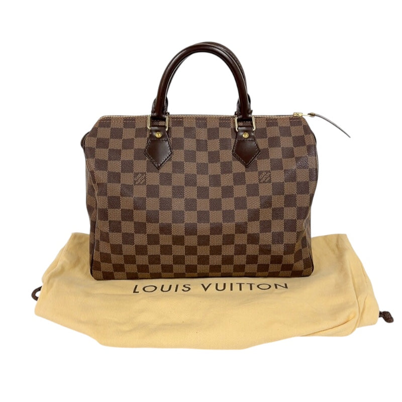 ルイ・ヴィトン LOUIS VUITTON スピーディ30 N41531 ブラウン　ゴールド金具 ダミエ ユニセックス ボストンバッグ