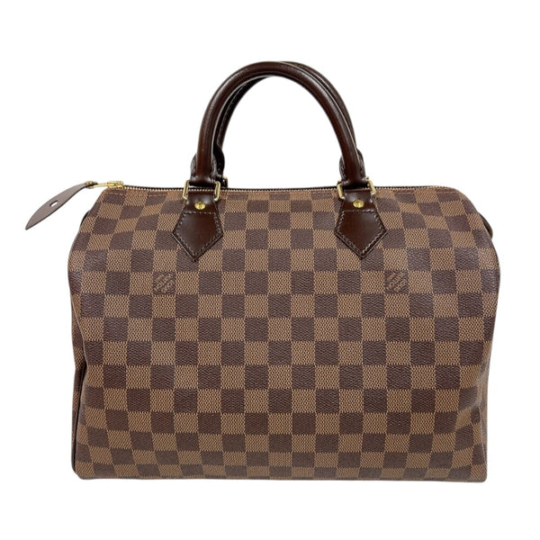 ルイ・ヴィトン LOUIS VUITTON スピーディ30 N41531 ブラウン　ゴールド金具 ダミエ ユニセックス ボストンバッグ