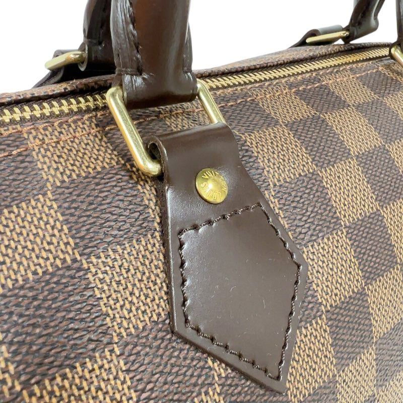 ルイ・ヴィトン LOUIS VUITTON スピーディ30 N41531 ブラウン　ゴールド金具 ダミエ ユニセックス ボストンバッグ