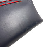 セリーヌ CELINE ベルトバッグナノ ネイビー/レッド　ゴールド金具 ドラムドカーフ レディース ハンドバッグ