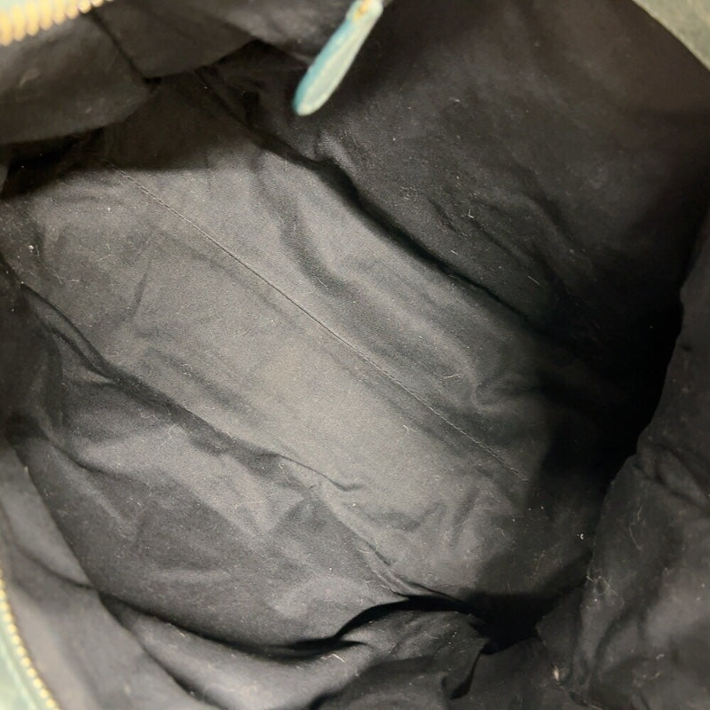 バレンシアガ BALENCIAGA ザ・ジャイアントシティ 173084 ブルー　シルバー金具 レザー レディース ハンドバッグ