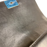 シャネル CHANEL ボーイシャネル25 ベージュ　シルバー金具 レザー レディース ショルダーバッグ