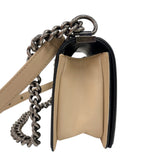 シャネル CHANEL ボーイシャネル25 ベージュ　シルバー金具 レザー レディース ショルダーバッグ