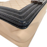 シャネル CHANEL ボーイシャネル25 ベージュ　シルバー金具 レザー レディース ショルダーバッグ