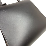 デルヴォー DELVAUX ルーモアMM AA0661AAM099ZPM ブラック　シルバー金具 レザー レディース ハンドバッグ