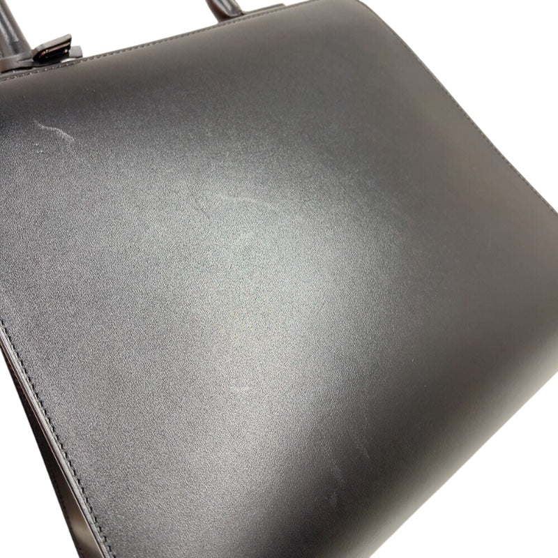 デルヴォー DELVAUX ルーモアMM AA0661AAM099ZPM ブラック　シルバー金具 レザー レディース ハンドバッグ