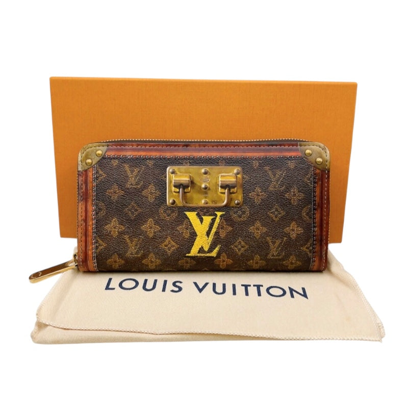 ルイ・ヴィトン LOUIS VUITTON ジッピー・ウォレット　トランスフォームド M42616 ブラウン　ゴールド金具 モノグラムキャンバス ユニセックス 長財布