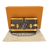 ルイ・ヴィトン LOUIS VUITTON ポルトフォイユ・ツイストチェーン　トランスフォームド M63594 ブラウン　シルバー金具 PVC レディース ショルダーバッグ