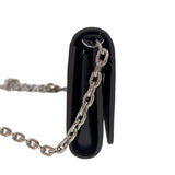 ルイ・ヴィトン LOUIS VUITTON ポルトフォイユ・ツイストチェーン　トランスフォームド M63594 ブラウン　シルバー金具 PVC レディース ショルダーバッグ