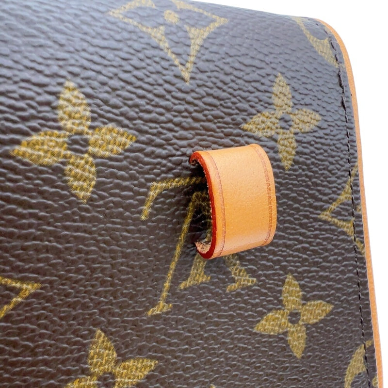 ルイ・ヴィトン LOUIS VUITTON ポシェット・フロランティーヌ M51855 ブラウン　ゴールド金具 モノグラム レディース ショルダーバッグ