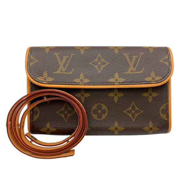 ルイ・ヴィトン LOUIS VUITTON ポシェット・フロランティーヌ M51855 ブラウン　ゴールド金具 モノグラム レディース ショルダーバッグ