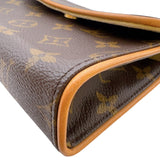 ルイ・ヴィトン LOUIS VUITTON ポシェット・フロランティーヌ M51855 ブラウン　ゴールド金具 モノグラム レディース ショルダーバッグ