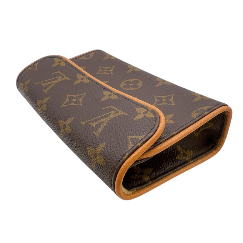 ルイ・ヴィトン LOUIS VUITTON ポシェット・フロランティーヌ M51855 ブラウン　ゴールド金具 モノグラム レディース ショルダーバッグ
