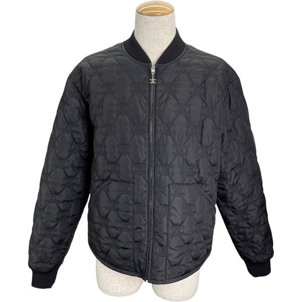 セリーヌ CELINE トリオンフ総柄ナイロンキルティングジャケット RV0JR0281 ブラック ナイロン メンズ その他アウター