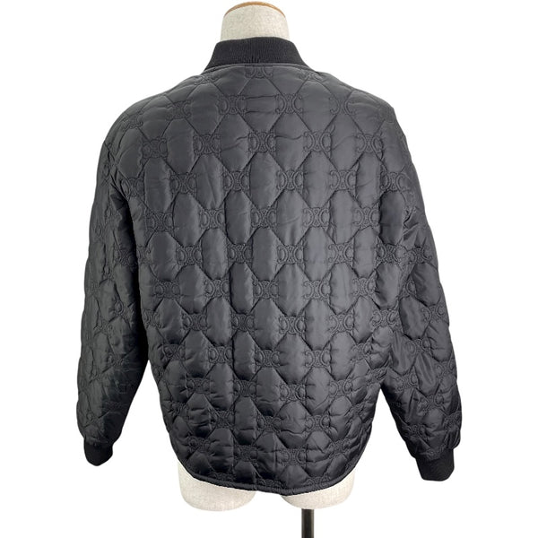 セリーヌ CELINE トリオンフ総柄ナイロンキルティングジャケット RV0JR0281 ブラック ナイロン メンズ その他アウター