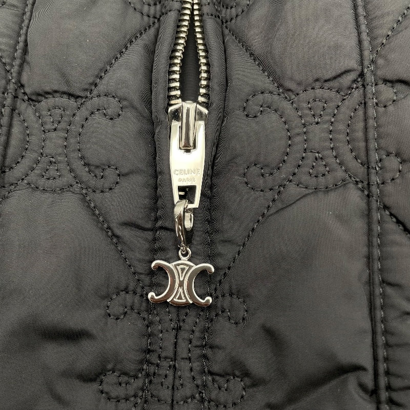 セリーヌ CELINE トリオンフ総柄ナイロンキルティングジャケット RV0JR0281 ブラック ナイロン メンズ その他アウター