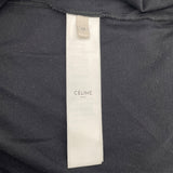 セリーヌ CELINE トリオンフ刺繍長袖Tシャツ RX017507Z ブラック コットン メンズ 長袖Ｔシャツ