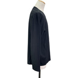 セリーヌ CELINE トリオンフ刺繍長袖Tシャツ RX017507Z ブラック コットン メンズ 長袖Ｔシャツ