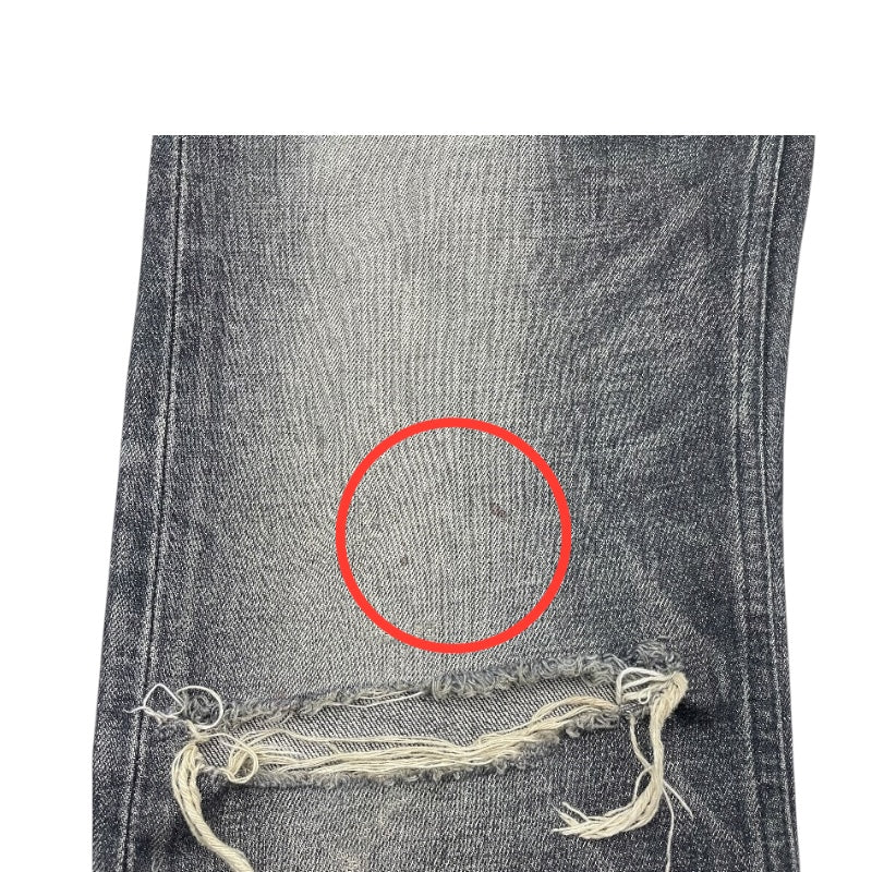 セリーヌ CELINE ウェスリーブラックデストロイドデニムパンツ 2N850247Y グレー デニム メンズ デニムパンツ