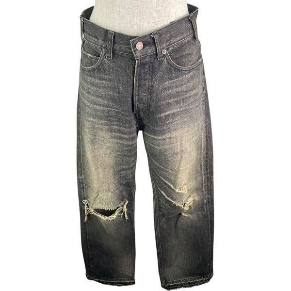 セリーヌ CELINE ウェスリーブラックデストロイドデニムパンツ 2N850247Y グレー デニム メンズ デニムパンツ