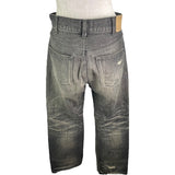 セリーヌ CELINE ウェスリーブラックデストロイドデニムパンツ 2N850247Y グレー デニム メンズ デニムパンツ