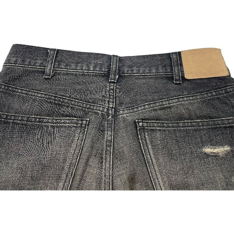 セリーヌ CELINE ウェスリーブラックデストロイドデニムパンツ 2N850247Y グレー デニム メンズ デニムパンツ