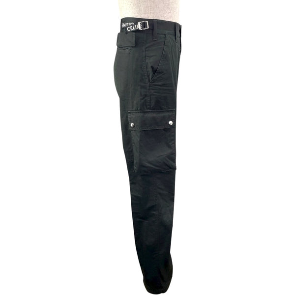 セリーヌ CELINE ミドルライズカーゴパンツ 2Z603219I ブラック 綿 メンズ カーゴパンツ