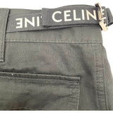 セリーヌ CELINE ミドルライズカーゴパンツ 2Z603219I ブラック 綿 メンズ カーゴパンツ