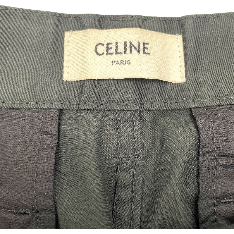 セリーヌ CELINE ミドルライズカーゴパンツ 2Z603219I ブラック 綿 メンズ カーゴパンツ