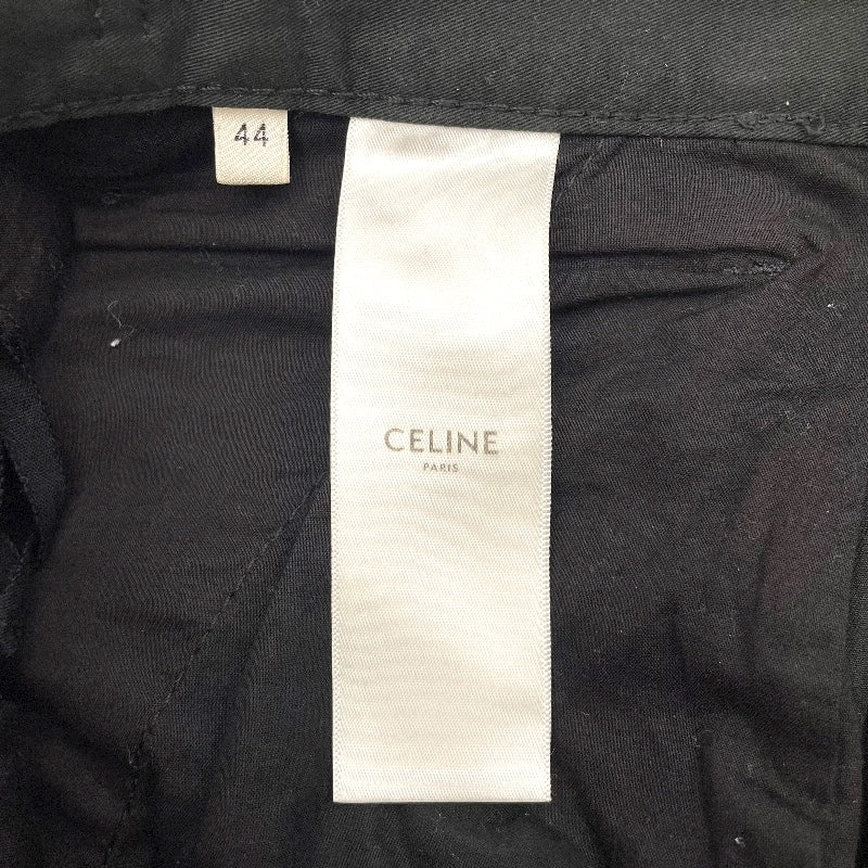 セリーヌ CELINE ミドルライズカーゴパンツ 2Z603219I ブラック 綿 メンズ カーゴパンツ