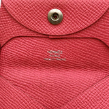 エルメス HERMES バスティア T刻印　(2015年) ローズアザレ ヴォーエプソン ユニセックス コインケース