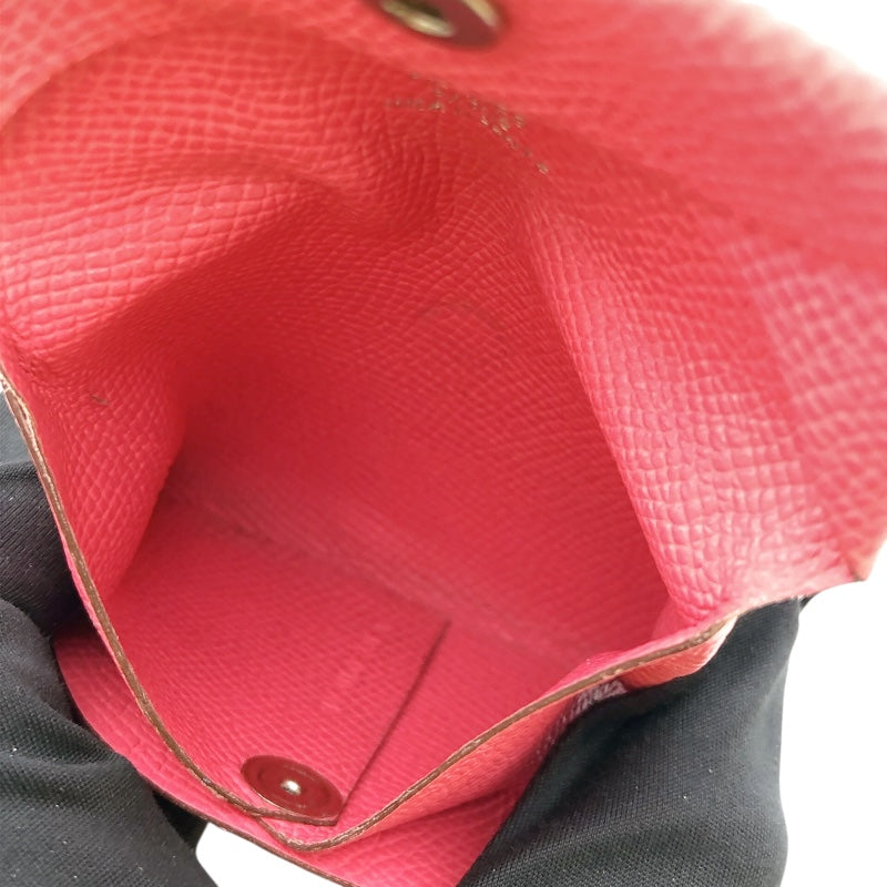 エルメス HERMES バスティア T刻印　(2015年) ローズアザレ ヴォーエプソン ユニセックス コインケース